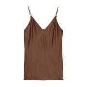 Max Mara Brun Lucca Topp Brown, Dam