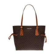 Michael Kors Voyager Tote Väska Brun Logo Brown, Dam