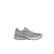 New Balance Grå Mocka Mesh Låg-Top Sneakers Gray, Herr