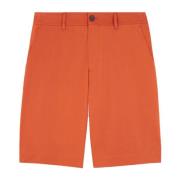 Maison Kitsuné Ripstop Bomullsshorts Red, Herr