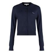 Maison Kitsuné Knitwear Blue, Dam