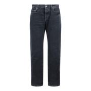 Saint Laurent Mörkblå Slim Fit Denim Jeans Blue, Herr