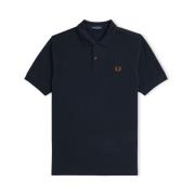 Fred Perry Bomull Polo Skjorta Regular Fit Blue, Herr