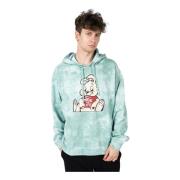 Guess Hoodie med Snygg Print Multicolor, Herr