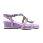 Alma EN Pena Chic Flat Sandaler för Kvinnor Purple, Dam