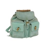 Gucci Vintage Pre-owned Mocka axelremsvskor Blue, Dam