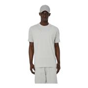 John Richmond Broderad Front Regular Fit T-shirt Gray, Herr