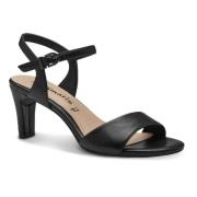 Tamaris Svart Spänne Sandal Black, Dam