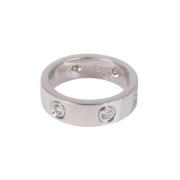 Cartier Vintage Pre-owned Vitt guld ringar Gray, Dam