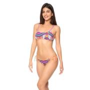 Miss Bikini Bordini Tankini Top Multicolor, Dam