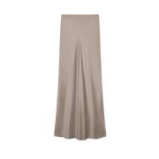 Anine Bing Maxi Sidenskjol Gray, Dam