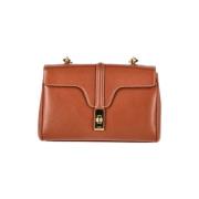 Celine Vintage Pre-owned Laeder axelremsvskor Brown, Dam