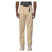 Woolrich Enkel Stil Raka Byxor Beige, Herr