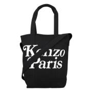 Kenzo Svart Utility Tote Väska Handväska Black, Herr