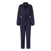 Pepe Jeans Blå Klänningar Jumpsuit Set Viskos Blue, Dam