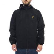 Lyle & Scott Lättvikts huva med dragkedja Black, Herr