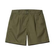 Carhartt Wip Mångsidiga Twilltyg Shorts Green, Herr