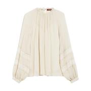 Max Mara Studio Beige Tazzina Skjorta Beige, Dam