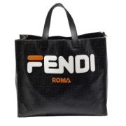 Fendi Vintage Pre-owned Laeder totevskor Black, Dam