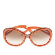 Louis Vuitton Vintage Pre-owned Acetat solglasgon Orange, Dam