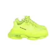 Balenciaga Vintage Pre-owned Nylon sneakers Yellow, Herr