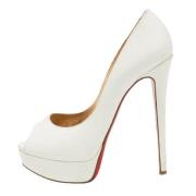 Christian Louboutin Pre-owned Pre-owned Laeder klackskor White, Dam