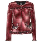 Moschino Pre-Owned Pre-owned Tyg ytterklder Red, Dam