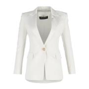 Balmain Pre-owned Pre-owned Tyg ytterklder White, Dam