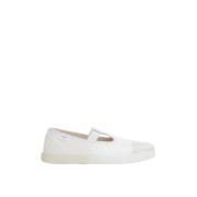 Maison Margiela Vita Canvas Split-Toe Sneakers White, Dam