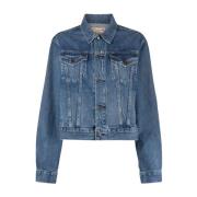 Ralph Lauren Klassisk Truckerjacka Blue, Dam