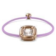 Swarovski Dulcis Armband Kuddskuren, Roséguld Purple, Dam