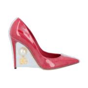 Dolce & Gabbana Pärldekorerade Läderpumps Red, Dam