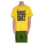 Doublet AI-Genererad Logo Tee Yellow, Herr