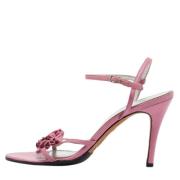 Dolce & Gabbana Pre-owned Pre-owned Laeder sandaler Pink, Dam