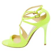 Jimmy Choo Pre-owned Pre-owned Laeder sandaler Yellow, Dam