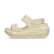 Crocs Klassisk Mega Crush Sandal Beige, Dam