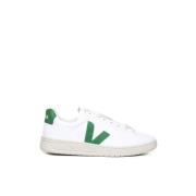 Veja Gröna Lädersneakers White, Herr