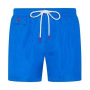 Kiton Kornblå Swim Boxer Blue, Herr