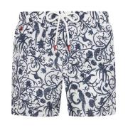 Kiton Bladigt Mönster Simboxershorts Multicolor, Herr