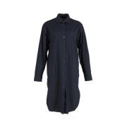 Dries van Noten Pre-owned Pre-owned Polyester klnningar Blue, Dam