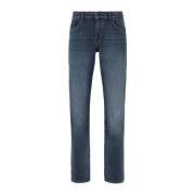 Boss Delawere Jeans - Stiliga Denimbyxor Blue, Herr