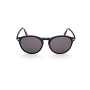 Tom Ford Aurele Acetat Solglasögon för Män Black, Herr