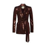 L'Agence Brun Blazer Dammode Aw23 Brown, Dam