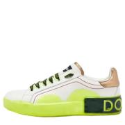 Dolce & Gabbana Pre-owned Pre-owned Laeder sneakers Multicolor, Dam