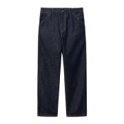 Carhartt Wip Blå Jeans Urban Stil Blue, Herr