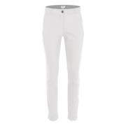 DNM Pure Stiliga Chino Byxor Off White White, Dam