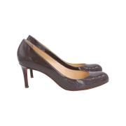 Christian Louboutin Pre-owned Pre-owned Laeder klackskor Gray, Dam