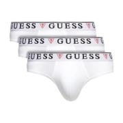 Guess Bomull Stretch Slip Pack - Blancs White, Herr