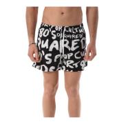 Dsquared2 Boxer Kostym med Intern Nätning Black, Herr