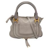 Chloé Pre-owned Pre-owned Laeder handvskor Gray, Dam